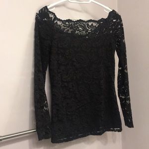 Beautiful off the shoulder lace top!